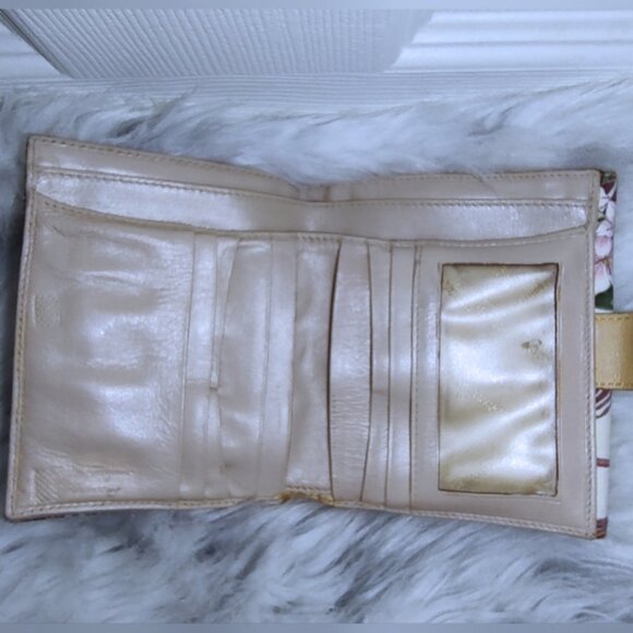 RARE Ferragamo vintage jungle tiger print compact wallet - Picture 5 of 9